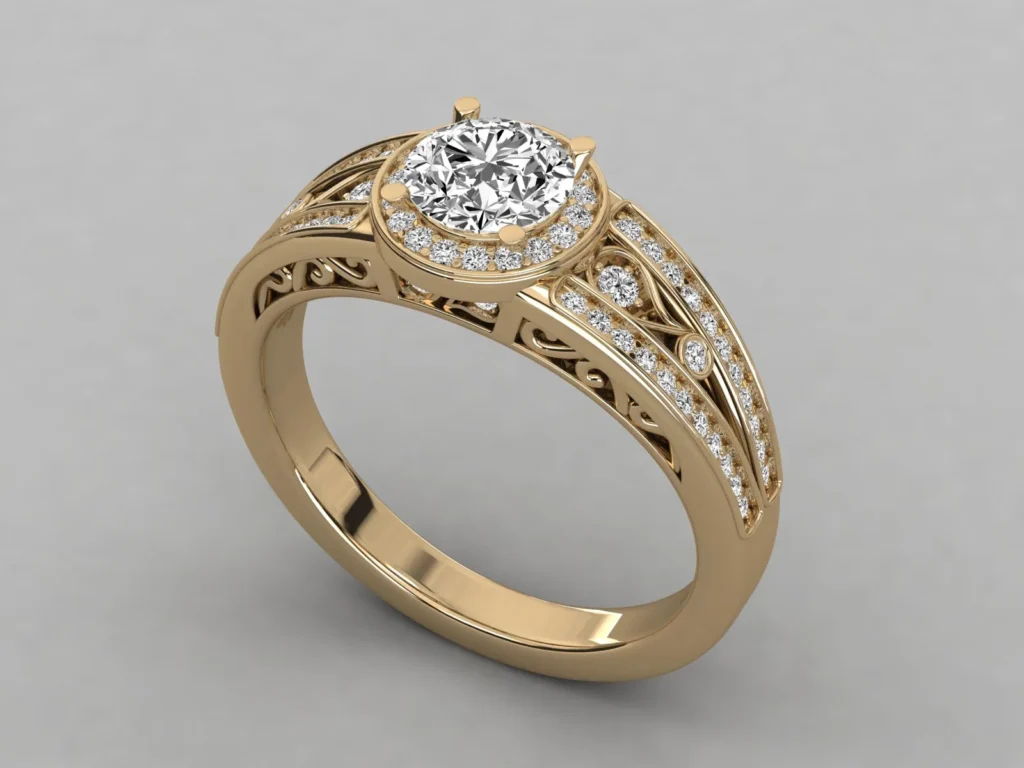 18Kt Gold Diamond Ring