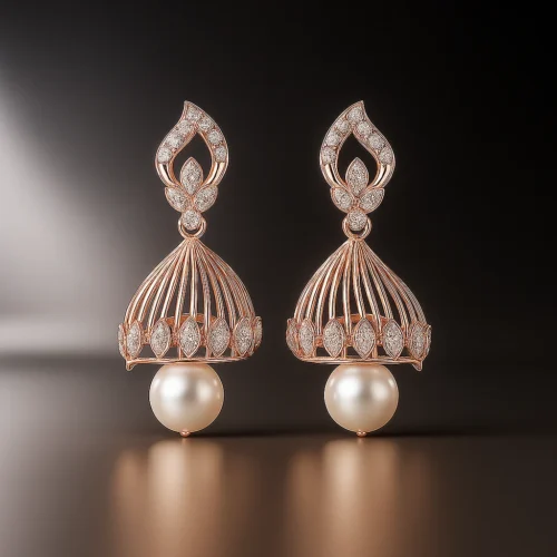 18kt Diamond Earring for women