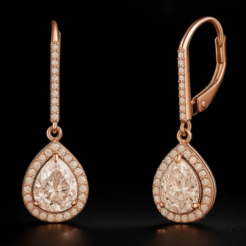 18kt Gold Diamond Earring for Women